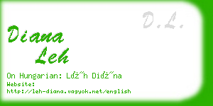 diana leh business card